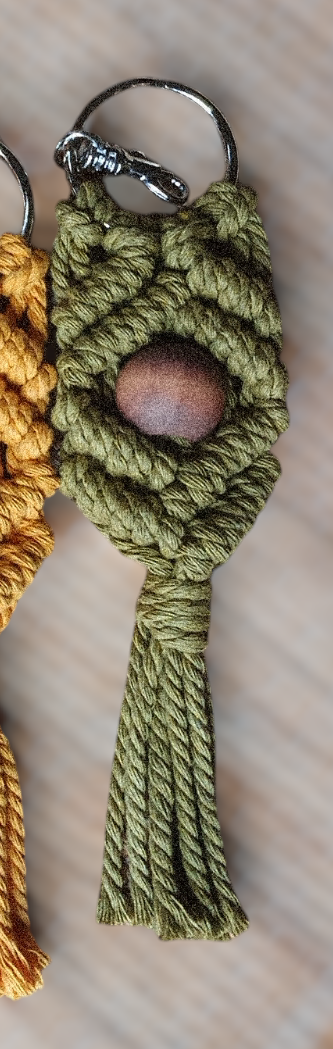 LPOM Macrame Keychains