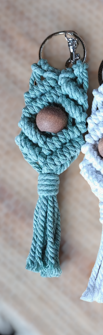LPOM Macrame Keychains