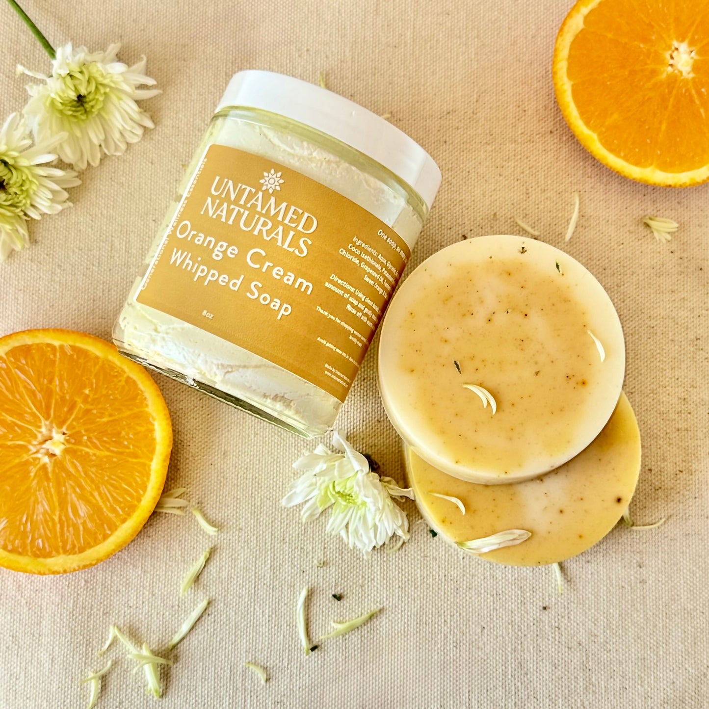 🍊 Orange Cream Whipped Soap: A Lush, Dreamy Cleanse