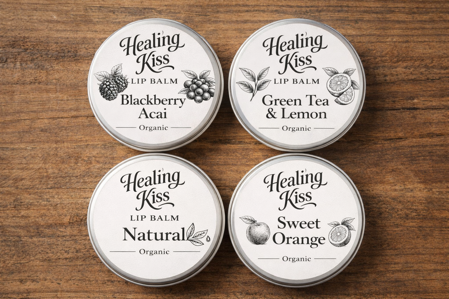 Healing Kiss Lip Balms