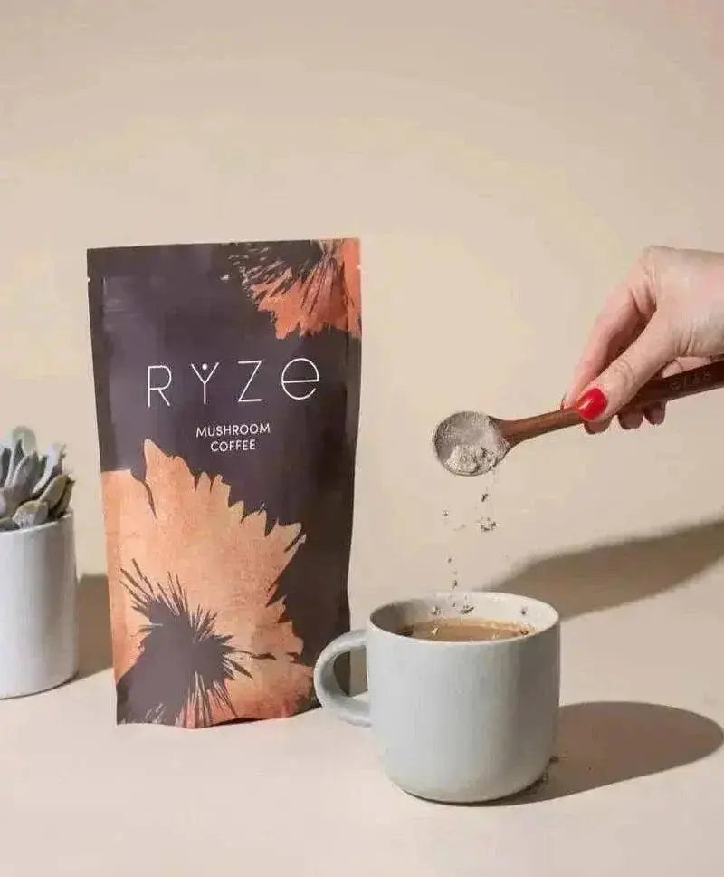 RYZE Mushroom Coffee Pack of 3 | 6 Adaptogenic Mushrooms | Organic | Instant Coffee | MCT Oil | Better Energy, Focus, Digestion, Immunity | Cordyceps, Lion’s Mane, Shiitake, Reishi, Turkey Tail, King Trumpet